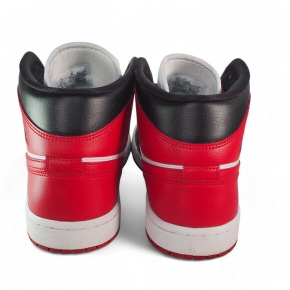 Air Jordan 1 Mid 'Alternate Bred Toe' Basketball Shoes BQ6472-079 Women's 9.5 - Picture 5 of 13